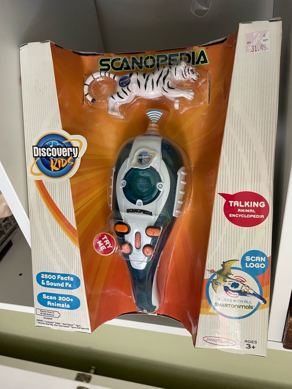 Discovery Kids Scanopedia Electronic Talking Animal Encyclopedia Learning System